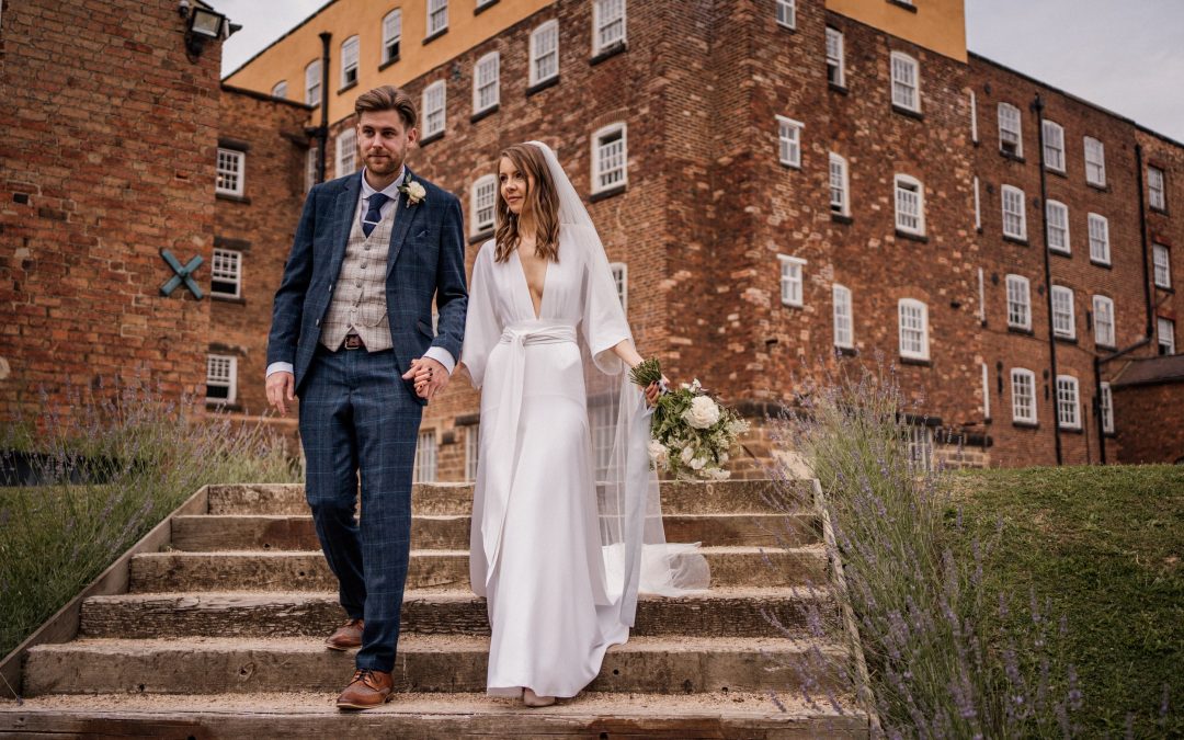 Industrial Wedding at The West Mill, Derbyshire Photographer