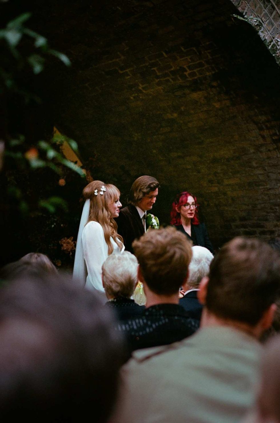 southern gothic style wedding at 100 barrington road london on film